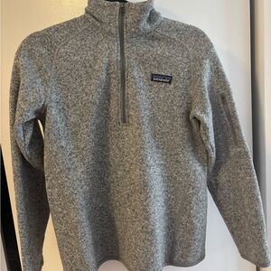 Patagonia Women’s Zip-Up Fleece in Heather Gray